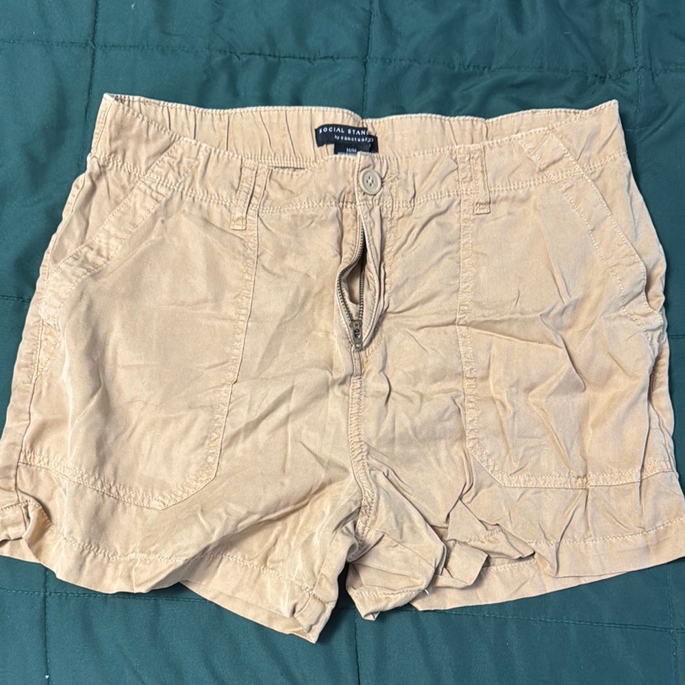 Casual Tan Women's Shorts